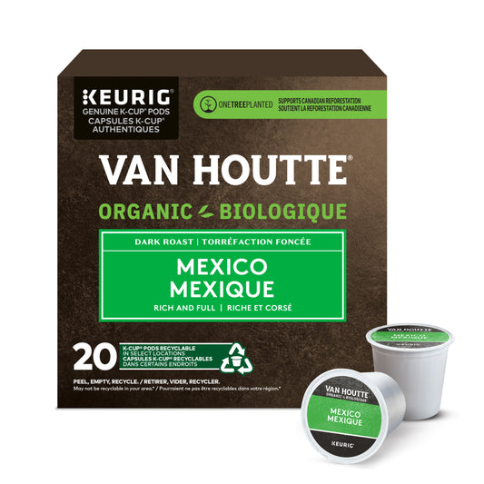 Van Houtte Mexico - Dark Roast - K-Cup Coffee Pods - 20 Pack