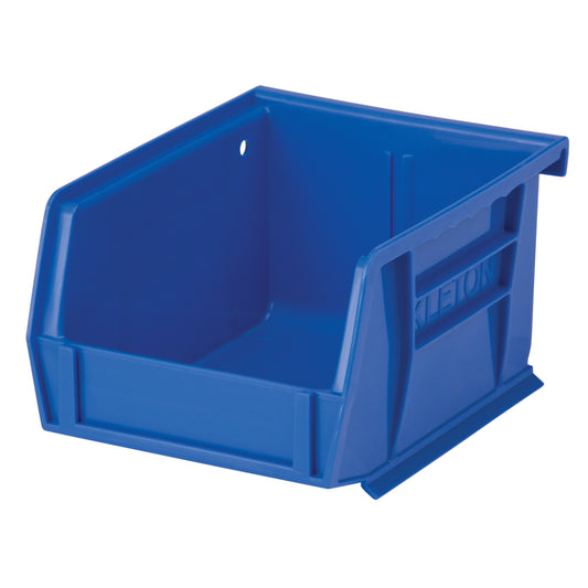 Kleton Stack & Hang Bin - 4-1/8" W x 3" H x 5-3/8" D - Blue