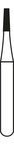 ALPEN Carbide #701SS FG Short Shank Crosscut Taper Fissure Bur, Pack of 10 #R300701