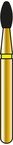 ALPEN 60031797 (R379EF023FG) Pk-5 DIAMOND Football Extra Fine Yellow (Coltene)