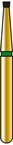 Alpen® R805C010FG Inverted Cone Diamond Bur – Coarse Grit, Friction Grip, 5-Pack