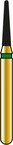 Alpen 60032269 (R855C012FG) — Diamond Round-End Taper Bur, Coarse (Blue), Friction-Grip (Pack of 5) BY COLTENE