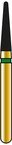 Alpen 60032297 (R8568C016FG) FG 856-8C 016 Coarse Grit Round End Taper Diamond Bur – 5/Pk by Coltene