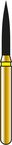 Coltene Alpen 60032451 (R862EF012FG) Diamond Flame Extra Fine Yellow Bur – Lot de 5