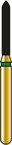 Alpen 60032507 (R878C012FG) FG 878‑012 Fraise diamantée cylindrique biseautée (gros grain, bleue) – Lot de 5 par Coltene