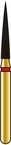 ALPEN 60032657 (R889F009FG) Fraise fine rouge Diamond Flame – Lot de 5 par Coltene