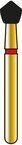 ALPEN 60032667 (R905F027FG) Fraise diamantée multi-usages en forme de gland – Fine (Rouge) – Lot de 5