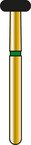 ALPEN 60032675 (R90915C040FG) Lot de 5 meules diamantées rondes, grain grossier bleu (Coltene)