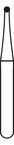 Coltene Alpen® #2 (#R500002) Surgical Length Round Carbide Bur – FGOS, 10-Pack