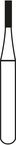 Alpen Coltene #R500557 FG-OS #557 Cross-Cut Straight Fissure Carbide Bur — Pack of 10