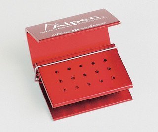 Bloc de fraises en aluminium anodisé ALPEN 15 trous (Coltene) R50015