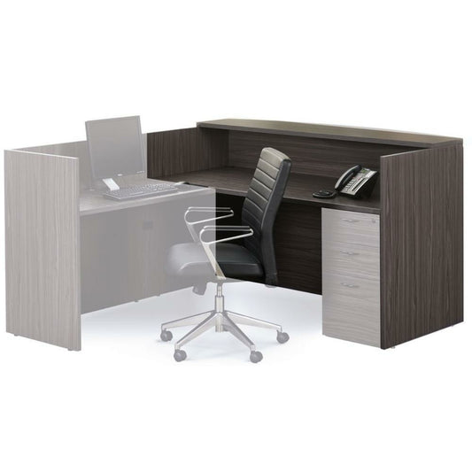 Office Star Napa Collection Desk –Grey Walnut