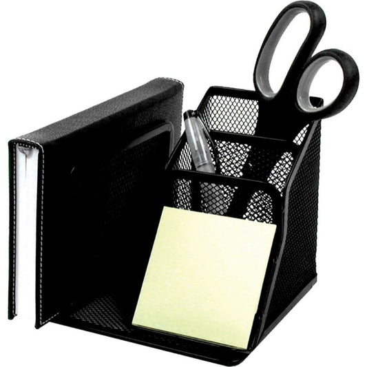 Organiseur de bureau en maille Winnable noir (12171)