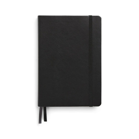Journal graphique à couverture souple TRU RED de taille moyenne - Noir