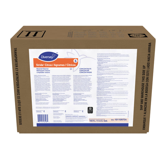 Diversey Stride Citrus Neutral Cleaner - 5 Gallon