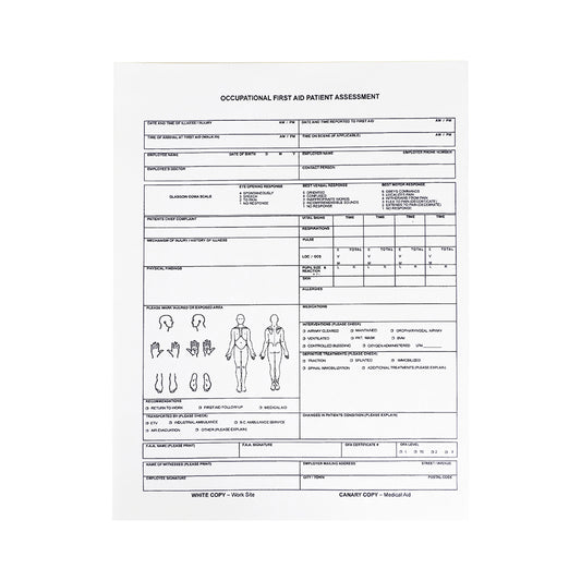 Wasip Patient Assessment Chart