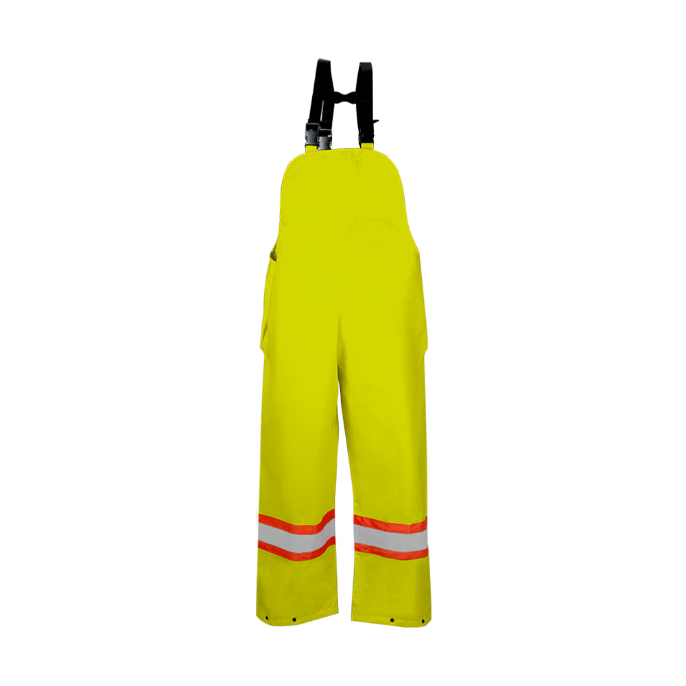 LIME, GREEN, TRAFFIC, OVERALLS, 2XL, WSP