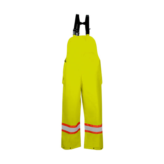 LIME, GREEN, TRAFFIC, OVERALLS, 2XL, WSP
