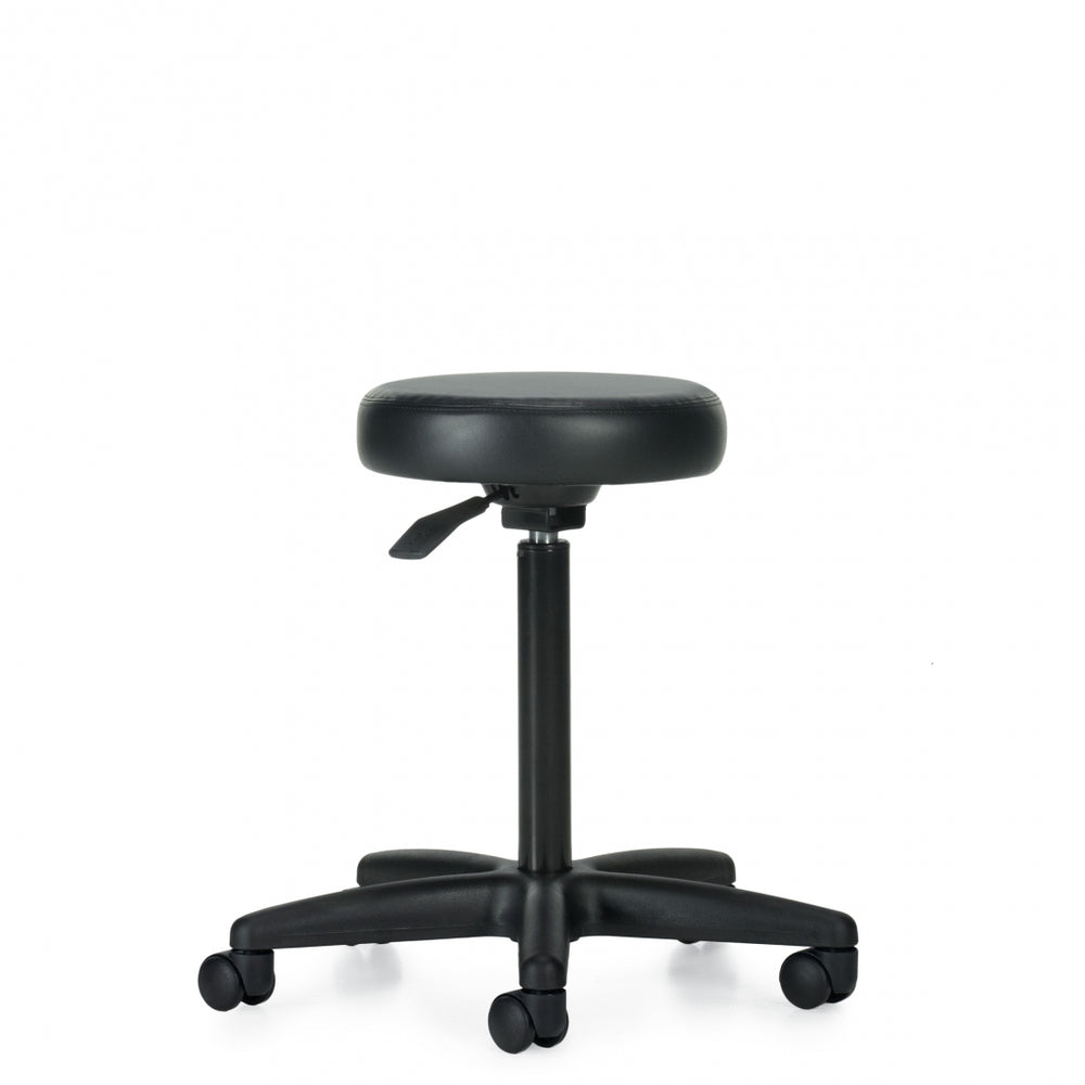 Global File Buddy 27.5" Swivel Stool - Black
