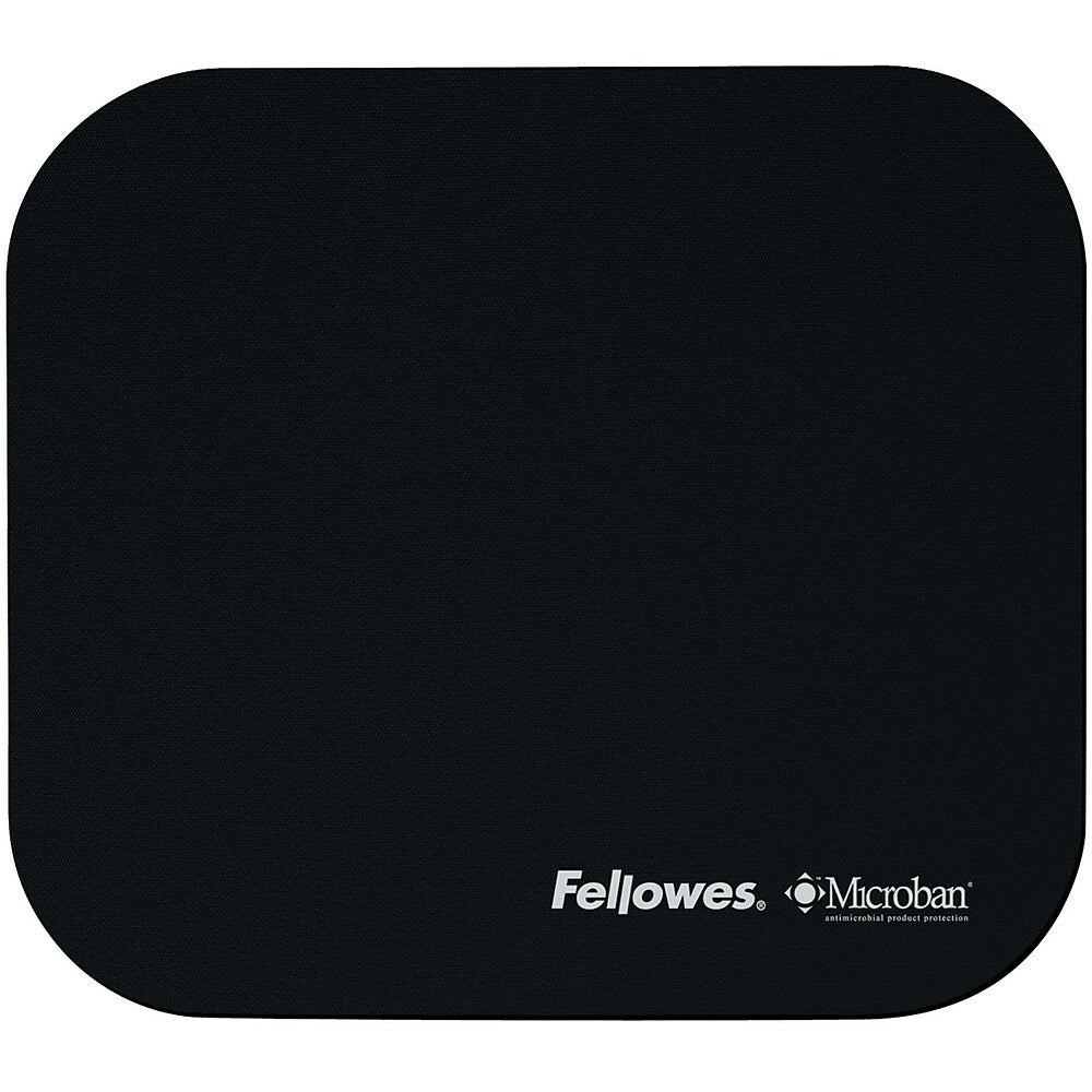 Fellowes Microban Ultra Thin Mouse Pad - Black