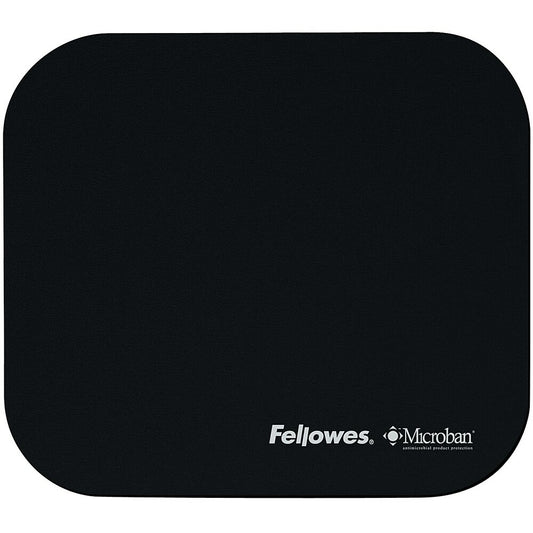 Fellowes Microban Ultra Thin Mouse Pad - Black