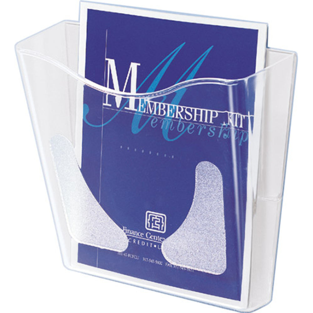 Deflecto Euro-Style Portrait DocuPocket Wall File - Clear