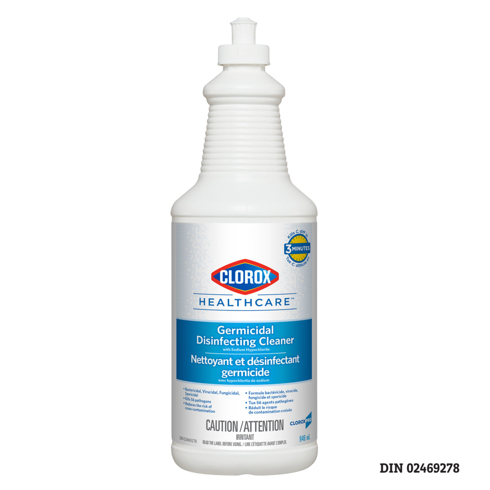 Clorox Healthcare Pull-top Germicidal Disinfecting Cleaner - 946 mL