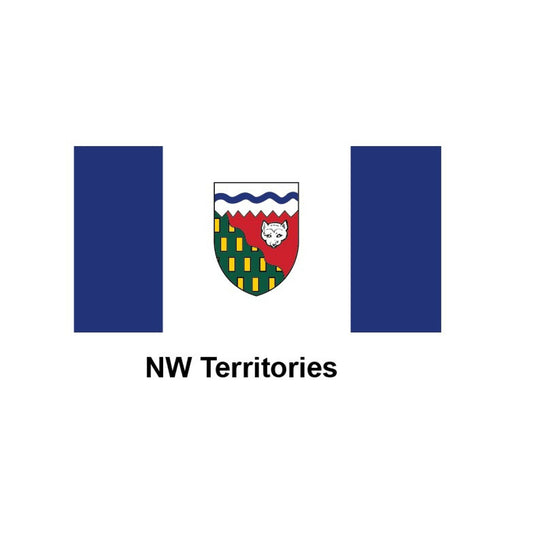 Drapeau des Territoires du Nord-Ouest Flying Colours - 91 cm (l) x 183 cm (L)