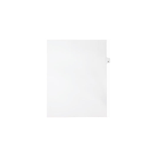Onglets Sterling Alpha Singles, lettre G, blancs, format lettre, coupe 1/26e, paquet de 25