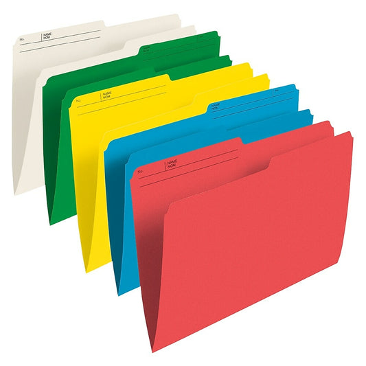 Chemises assorties Staples - Format lettre - Paquet de 50