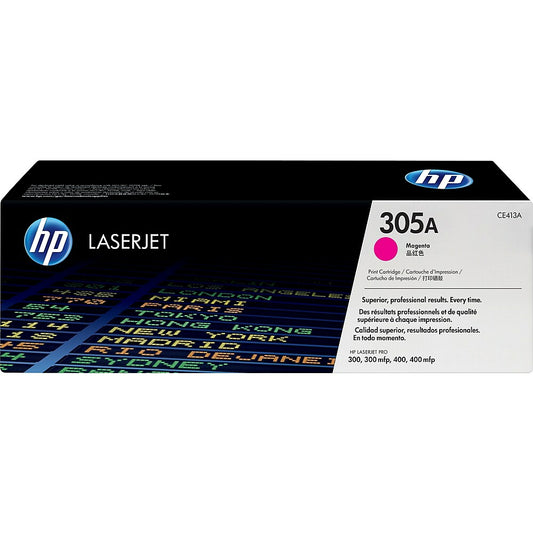 HP 305A (CE413A) Magenta Original LaserJet Toner Cartridge