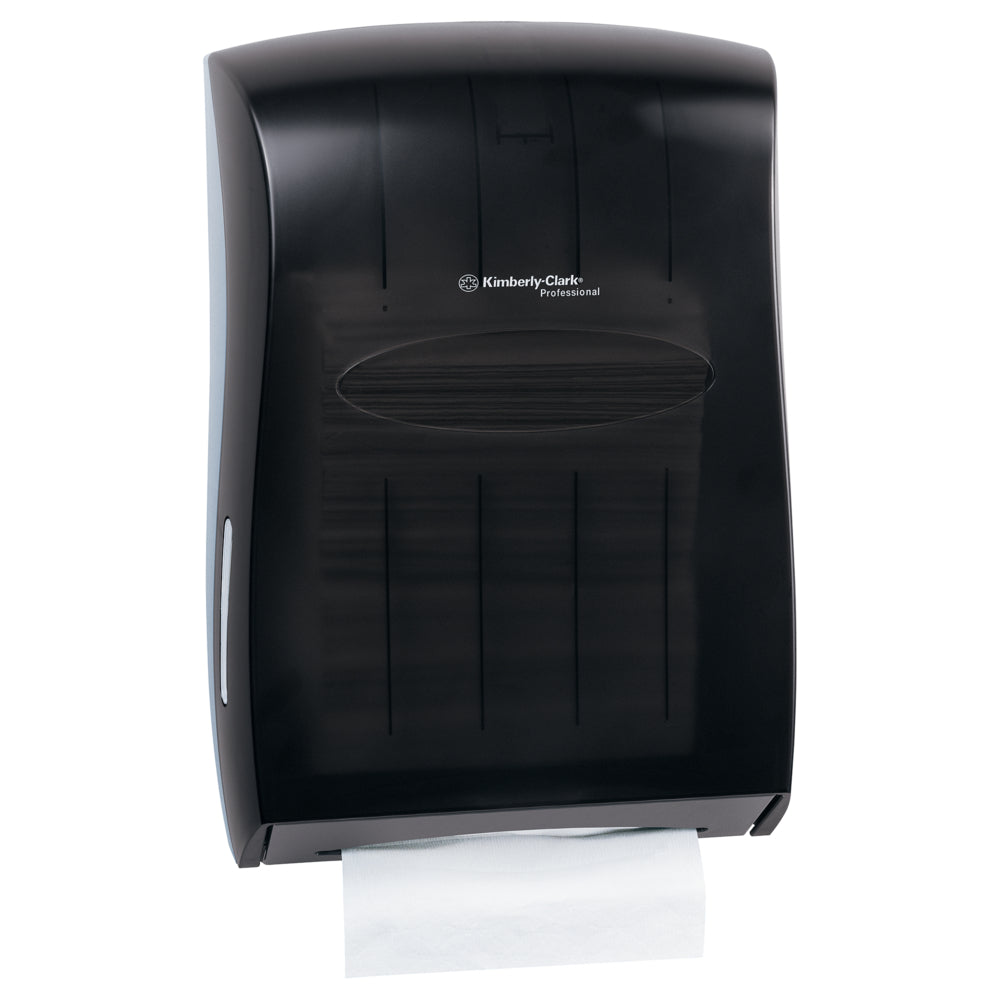 Kimberly-Clark Professional Universal Folded Towel Dispenser - 13.31" x 18.85" x 5.85" - Smoke (Black)