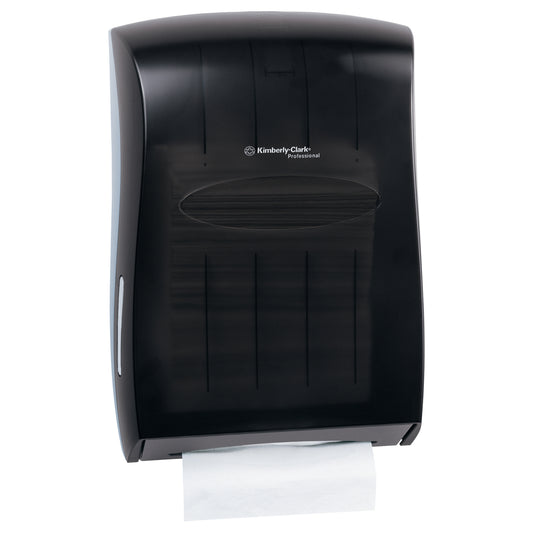 Kimberly-Clark Professional Universal Folded Towel Dispenser - 13.31" x 18.85" x 5.85" - Smoke (Black)
