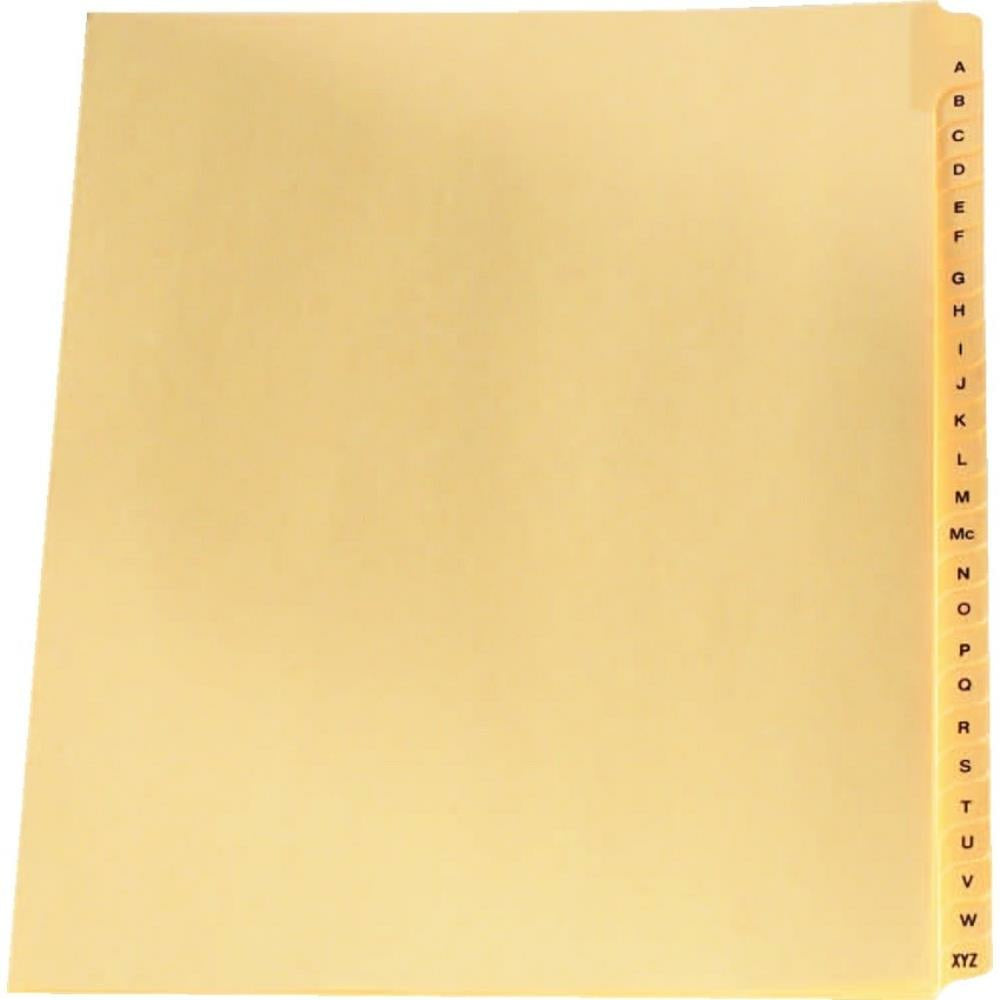 Legal Exhibit Dividers Buff "V" Letter Size, Pack of 25
