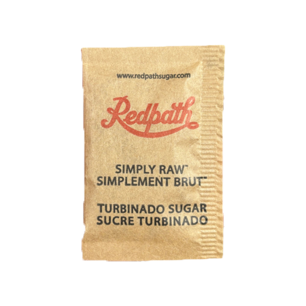 Redpath Single Serve Raw Sugar - 1000 Pack