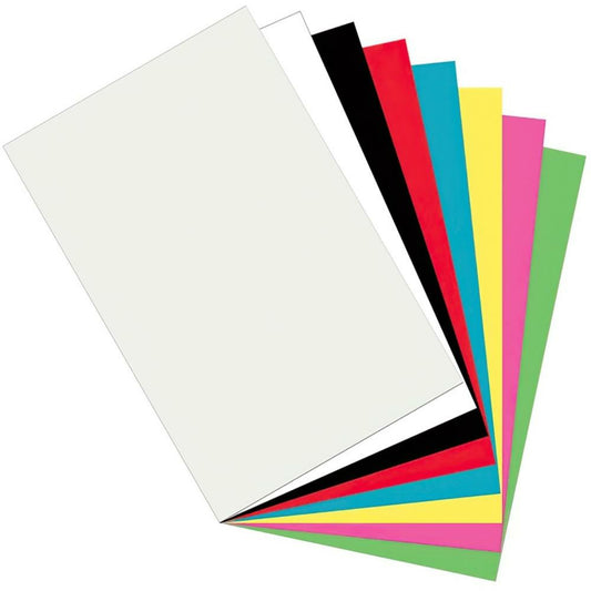 Feuilles d'art plastique Creativity Street, couleurs assorties, 27,9 cm x 43,2 cm, 8 feuilles/paquet