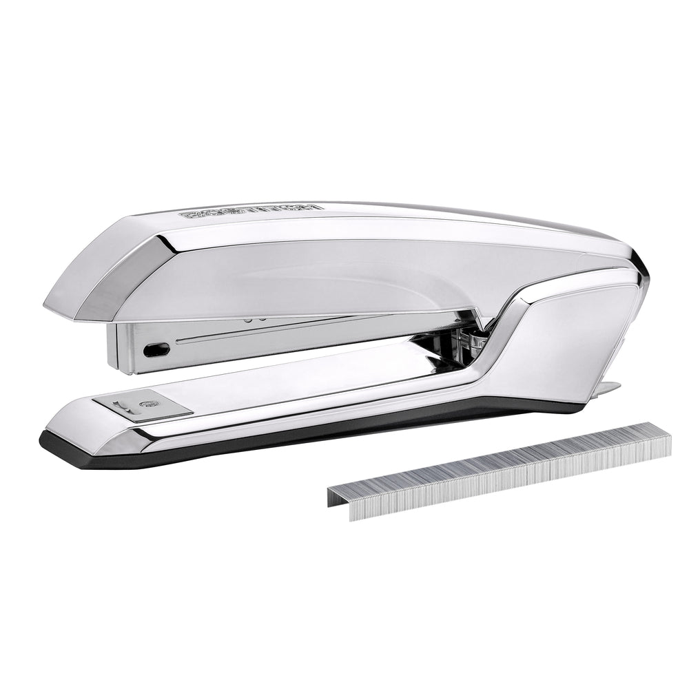 Agrafeuse pleine bande en plastique Bostitch Ascend - Capacité 20 feuilles - Chrome