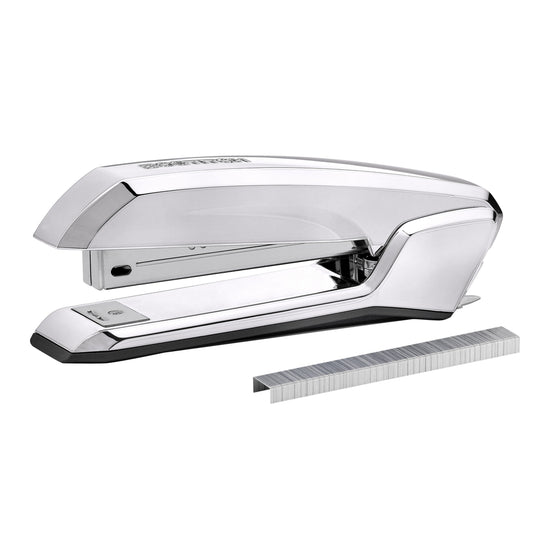 Agrafeuse pleine bande en plastique Bostitch Ascend - Capacité 20 feuilles - Chrome