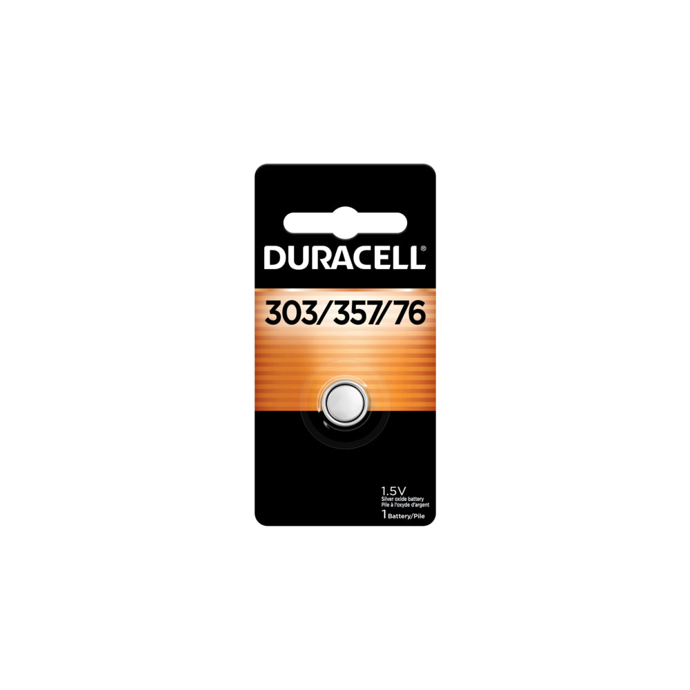 Pile à l'oxyde d'argent Duracell D357B 1,5 V pour montres et calculatrices