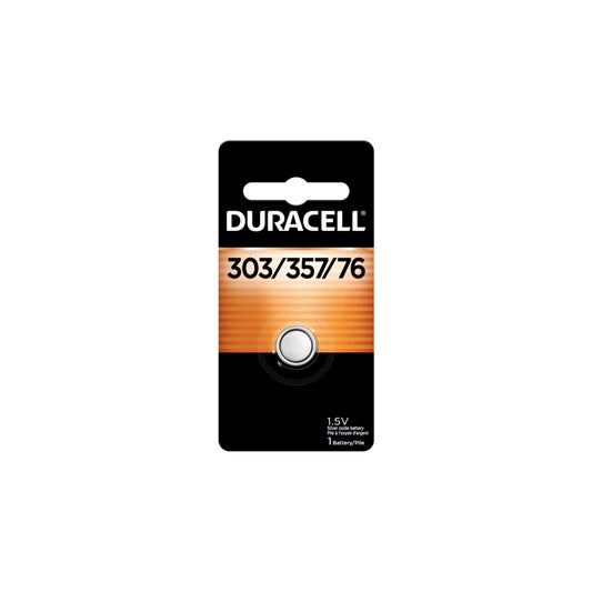 Pile à l'oxyde d'argent Duracell D357B 1,5 V pour montres et calculatrices