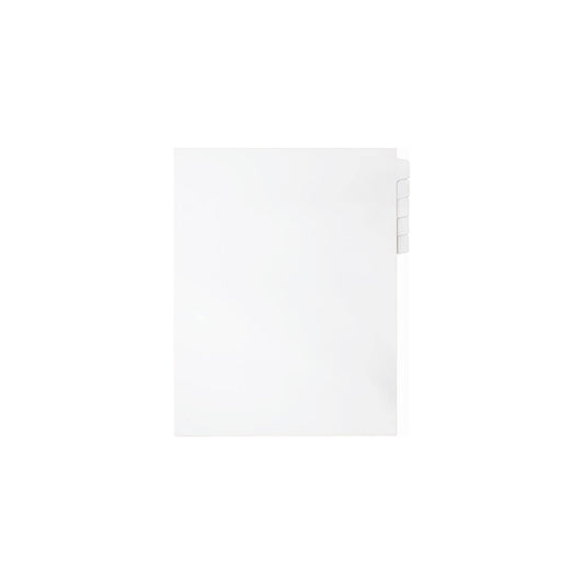 Onglets Sterling, vierges, blancs, format lettre, coupe 1/25e, 25/jeu, 1/pqt