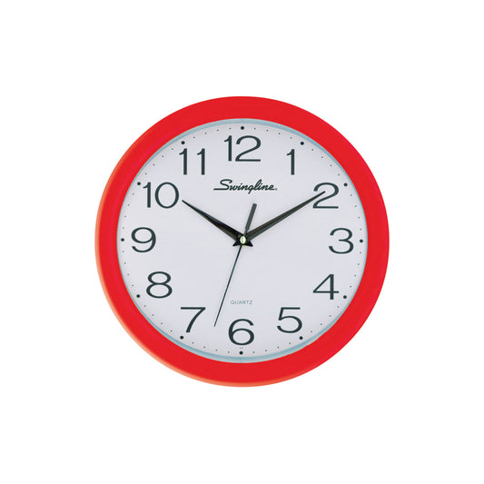 Swingline Red Fashion Wall Clock