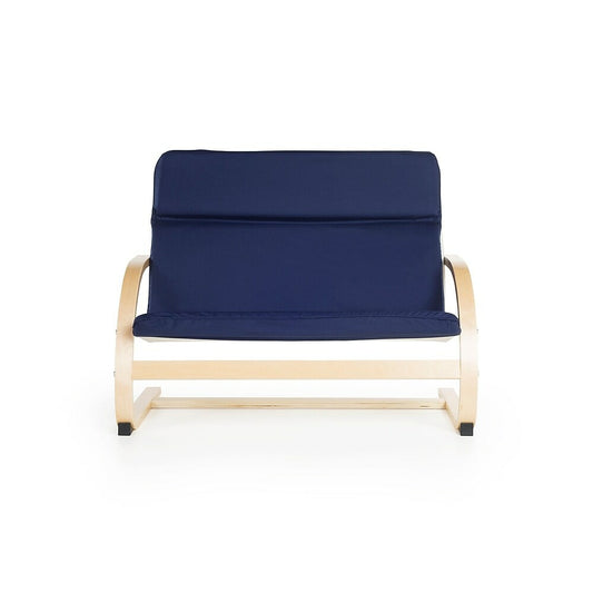 Canapé à bascule pour enfant Guidecraft G6407k, 80 cm (l) x 48 cm (P) x 65 cm (H), bleu