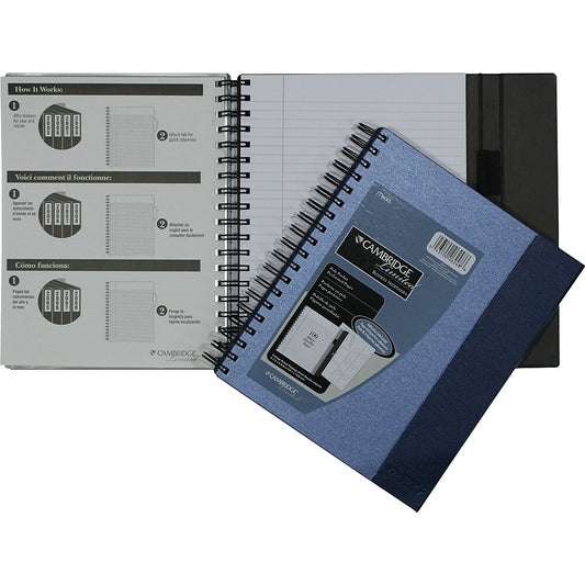 Carnet d'archivage Cambridge, 9-1/2" x 7-7/8", couleurs assorties, 100 feuilles