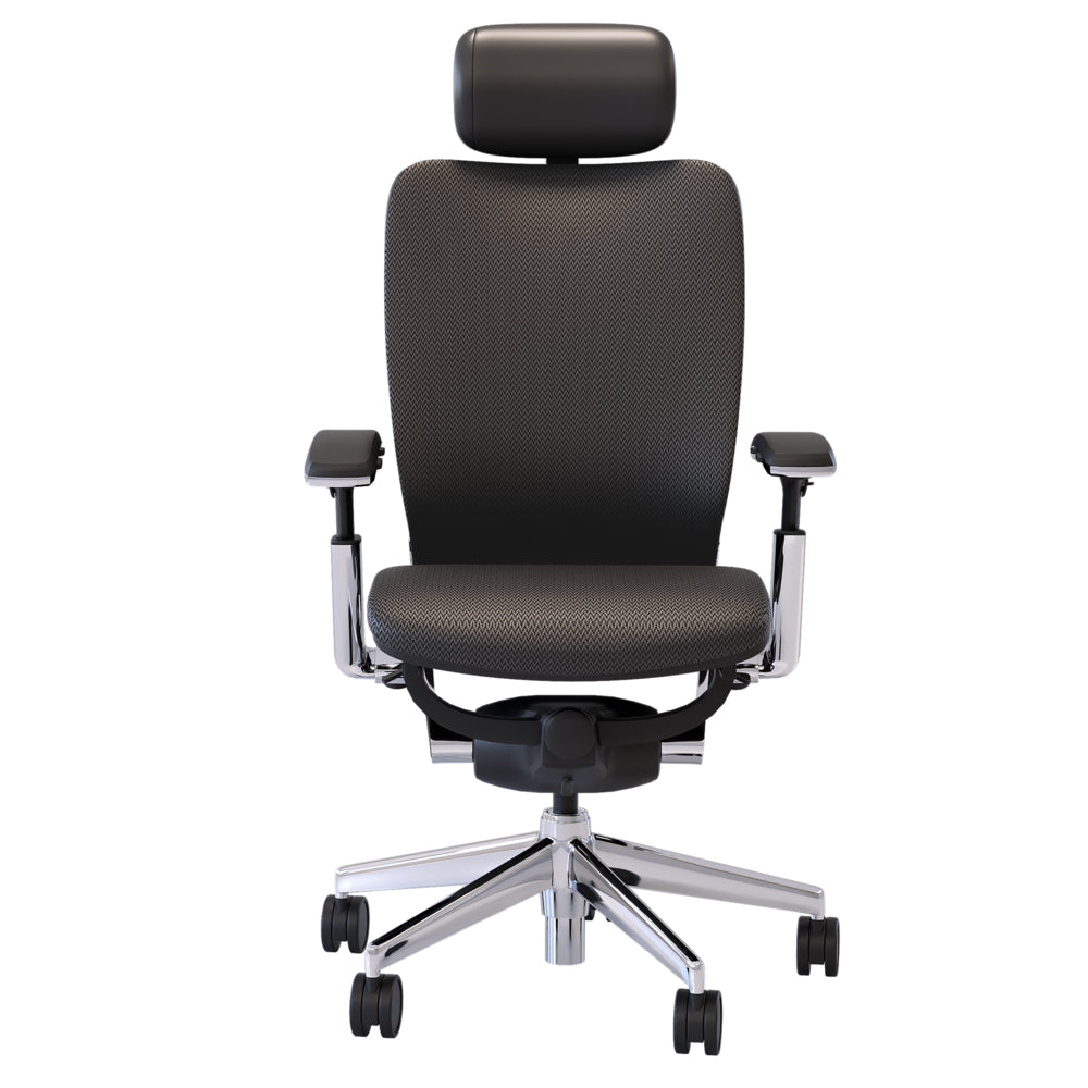 Nightingale IC2 Mid Back Task Chair With Adjustable Headrest - Black