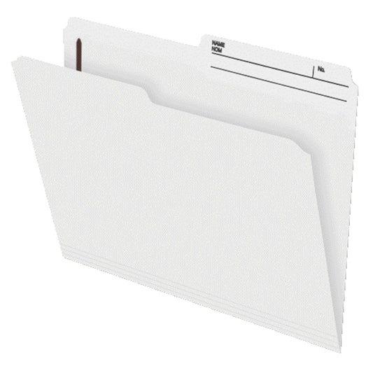 Pendaflex Slimtrim File Folders - Letter Size - Ivory - 100 Pack