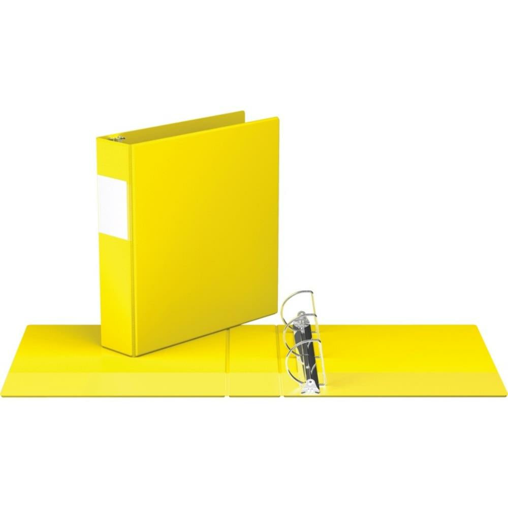 Classeur à anneaux en D Davis Group, 2 po, jaune.