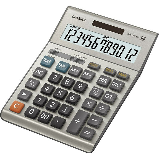 Calculateur d'impôt sur les bénéfices solaires à 12 chiffres Casio DM-1200BM