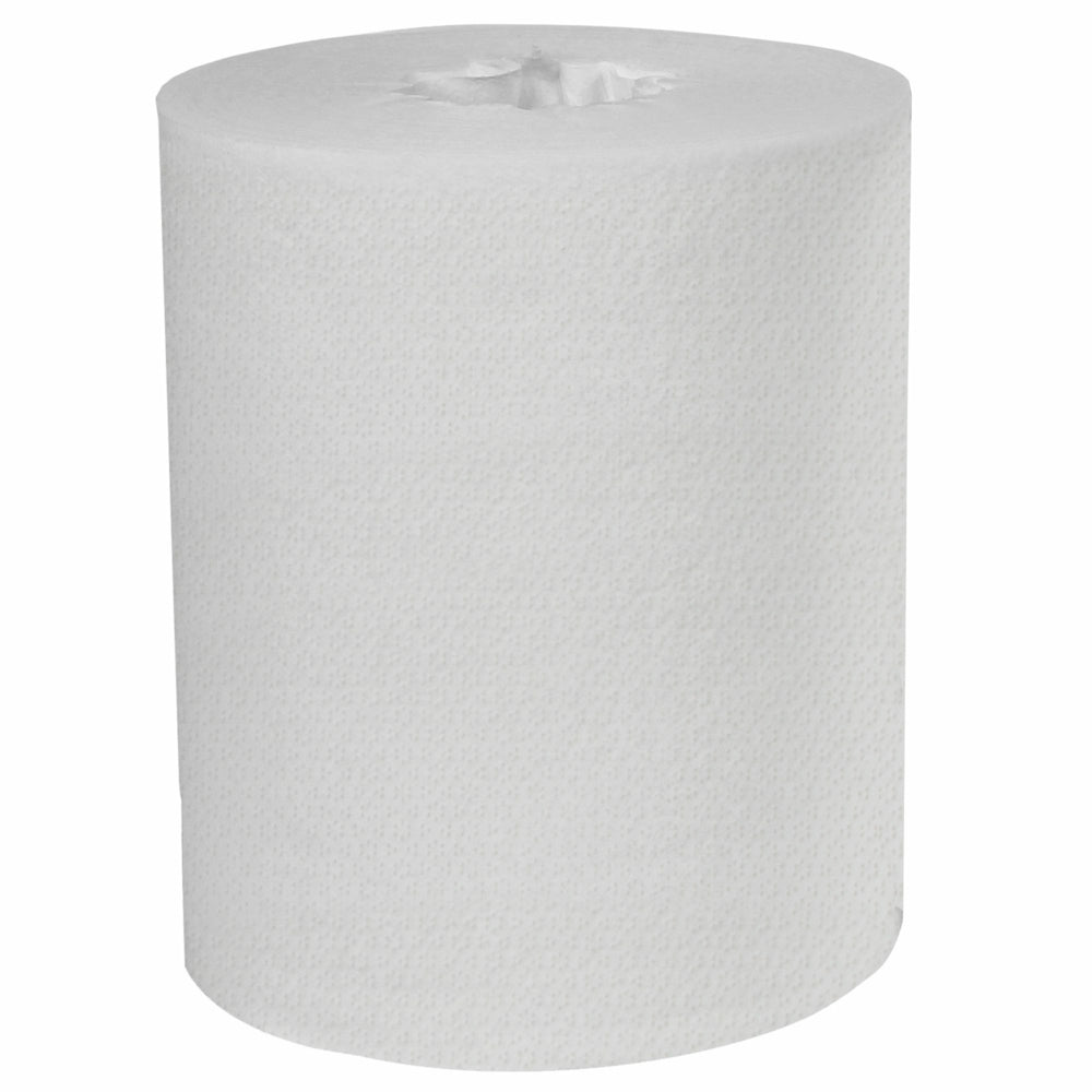Lingettes humides WypAll PowerClean WetTask pour désinfectants, assainisseurs et solvants - Rouleau central - Blanc - Recharge uniquement - Paquet de 6