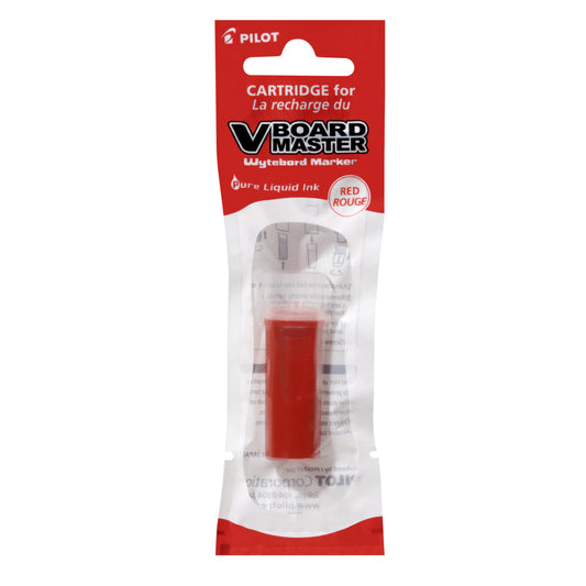 Recharge de marqueur pour tableau blanc Pilot BeGreen V Board Master - Pointe ogive - Rouge